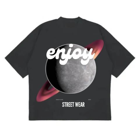 Enjoy t-shirt gris