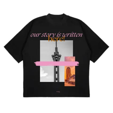 Enjoy t-shirt noir