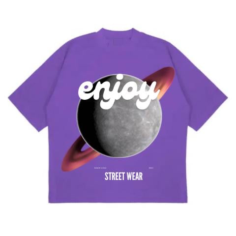 Enjoy t-shirt violet