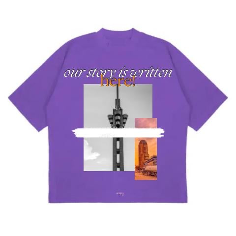 Enjoy t-shirt violet