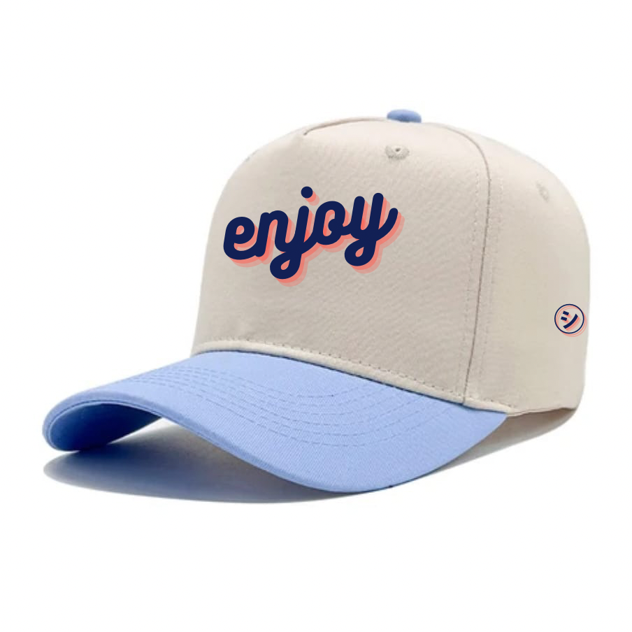 Casquette enjoy bleue