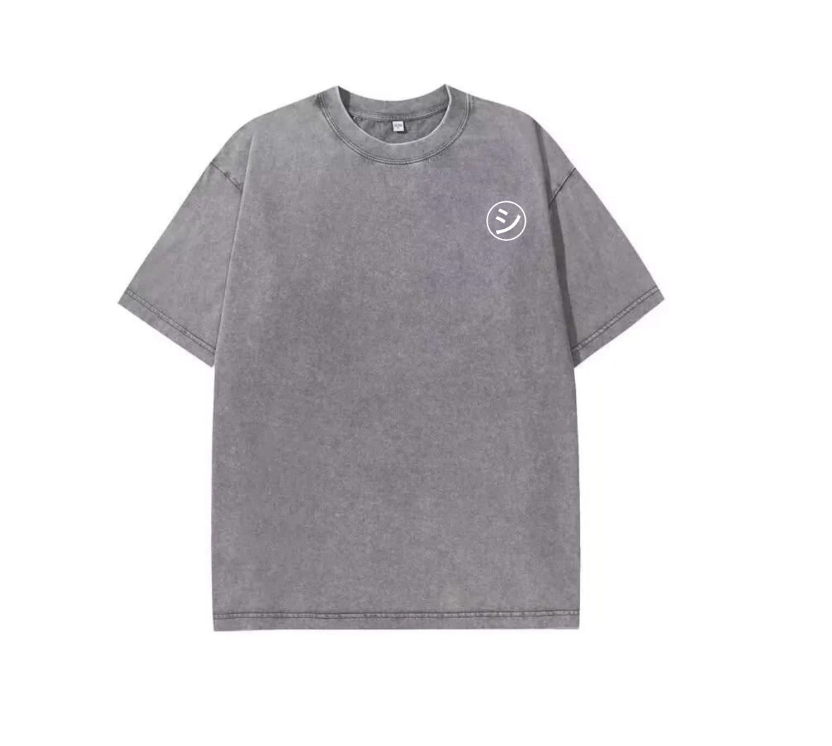 Enjoy T-shirt gris clair