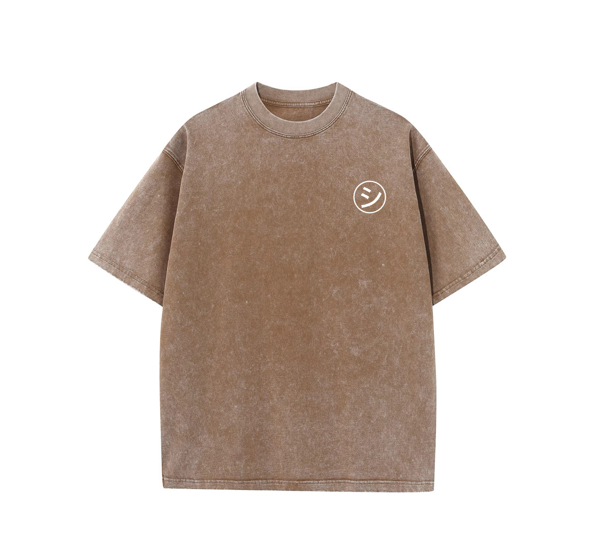 Enjoy T-shirt marron