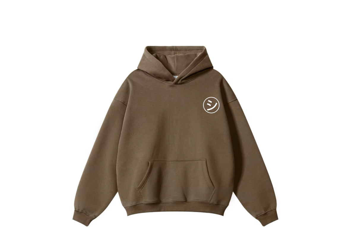 Enjoy hoodie marron