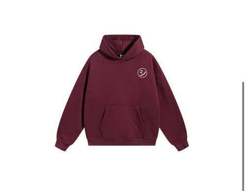 Enjoy hoodie rouge bordeaux