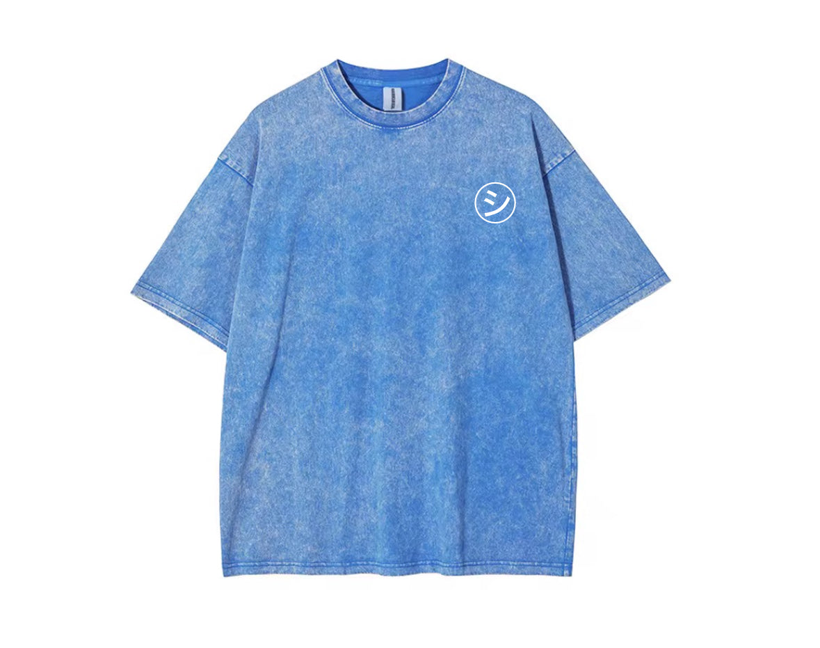 Enjoy T-shirt bleu